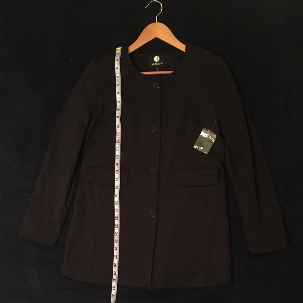 NEW Jessica black button down jacket - Picture 3 of 4